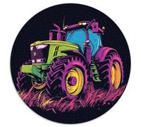 Puzzle Tracteur 1000 Pièces pour Adultes Enfants Jeu ÉduChatif Puzzles Tracteur de Ferme Coloré Idée Cadeau DéCoration 1000pcs (67.5x67.5cm)