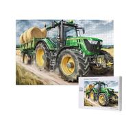 Puzzle Tracteur 2000 Pièces Adultes, Puzzles Classiques Art Ferme avec Boîte d'emballage et Photos de Référence, Relaxation/Soulagement du Stress/Jeux Amusants, DIY Creatif Cadeau pour Femme 2T-794