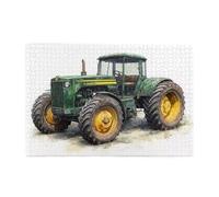 Puzzle Tracteur 3000 Pieces Paysage Grande Taille Puzzle Adulte en Bois avec Boîte et Affiche, Jeu Amusant/Coloré/Stimulant und Loisirs Créatifs Adultes, Decoration Homme/Femme Cadeau 1T-1506