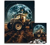 Puzzle Tracteur Fantastique 1000 pièces pour Adultes et Adolescents, idéal pour Un Anniversaire ou des fêtes 26x38cm/10,23x14,96 Pouces