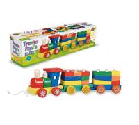 Puzzle Train Jouet En Bois