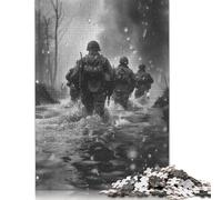 Puzzle « Traversée de rivière » pour Adultes, 1000 pièces, pour garçons et Filles. Jeu de Puzzle en Papier, Cadeau d'anniversaire, Jeu Occasionnel, 38 x 26 cm / 1000 pièces.