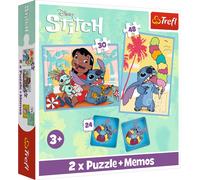 Puzzle Trefl 2In1 Memo Moomin Disney Stitch Lilo