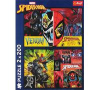 Puzzle TREFL 2x200 pièces Spiderman Jour et Nuit 13314