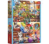 Puzzle TREFL 2x500 Art de la Peinture 37530