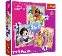 Puzzle TREFL 3 en 1 Belles fleurs 34875