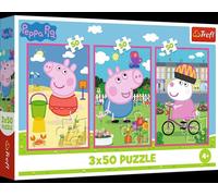 Puzzle TREFL 3x50 Le pouvoir de l'amitié Peppa Pig 34877