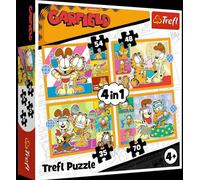 Puzzle TREFL 4 en 1 Garfield aime les lasagnes 34673