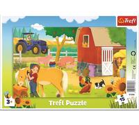 Puzzle Trefl - Animaux de la ferme, 15 pièces