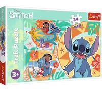 Trefl - Puzzle Lilo & Stitch Joyeuse journée - 24 grandes pièces - Dès 3 ans