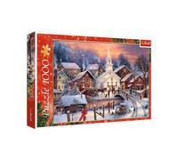 Puzzle Trefl - Noël Blanc, 1000 Pièces