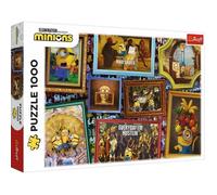 Trefl - Minions, Gallérie de Minions - Puzzle 1000 éléments - Puzzle avec Personnages de Films animés, Collage d'images drôles, Puzzles Modernes pour Adultes et Enfants à partir de 12 Ans