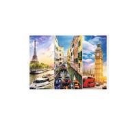Puzzle Trefl - Un Voyage À Travers L'europe, 4000 Pièces