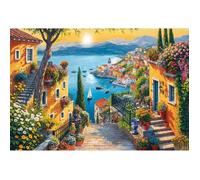Puzzle - TREFL - Vue sur la mer - 1500 pièces - 85 x 58 cm - Paysage et nature