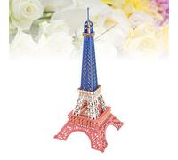 Puzzle Tricolore Tour Eiffel, Planche De Puzzle En Bois Trois Dimensions Éducatif