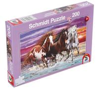 Schmidt-Spiele Puzzle Wildes 56356 Trio de chevaux sauvages 200 pièces multicolore pour enfant