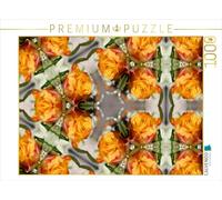 Puzzle · Trio de Roses | Une rose reflétée dans un kaléidoscope · 1000 pièces · Format assemblé 64 × 48 cm · CALVENDO Puzzle