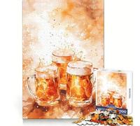 Puzzle Triple Beer Bonanza pour Adolescents 1000 pièces, entraînement de la mémoire, activité sereine, découpe Impeccable, Cadeau de Saison (50x75cm)