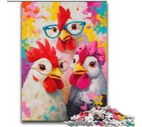 Puzzle Trois Coqs 2000 pièces pour Adultes et Adolescents, Jeux éducatifs, décoration d'intérieur, idéal pour la décoration de Bureau (70x100cm)