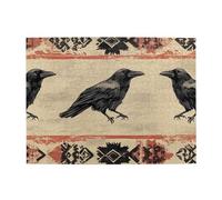 Puzzle trois corbeaux en bois de 500 pièces pour adultes, puzzle stimulant pour taille de jeu 38,1 x 51,8 cm