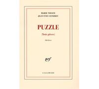 Jean-Yves Cendrey et Marie Ndiaye – Puzzle – Trois pièces – Broché