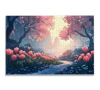 Puzzle Tulipe 3000 Pièces Adultes, Puzzle 3000 Pièces pour Adultes et Enfants à Partir de 14 Ans, Paysage Puzzles Bois de Qualité Supérieure avec Une Boîte d'emballage Exquise, Cadeau Femme, -1029