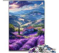 Puzzle Tulipe Violette pour Adultes 1000 Pièces, Jeu de Puzzle Défiant, Idéal comme Cadeau pour Toute la Famille (26x38cm)