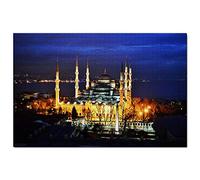 Puzzle Turquie Mosquée Bleue Istanbul pour Adultes 500 pièces Cadeau Souvenir de Voyage 52 x 38 cm