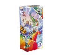 Puzzle Twist : Bunny Kingdom in The Sky | Puzzle 1000 Pièces | Concept Twist : Une scène différente de l’Image de la boîte | Illustration Paul Mafayon | Soft Touch | Fabriqué en Europe