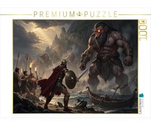 Puzzle · Ulysse chez Les Cyclopes | Les péripéties d'Ulysse · 1000 pièces · Format assemblé 64 × 48 cm · CALVENDO Puzzle