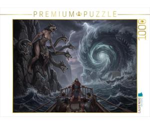 Puzzle · Ulysse : Entre Charybde et Scylla | Les pérégrinations d'Ulysse · 1000 pièces · Format assemblé 64 × 48 cm · CALVENDO Puzzle