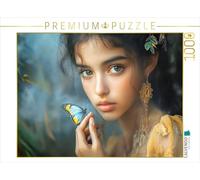 Puzzle · Un Amour d'enfant pour Les Animaux | Les couleurs des papillons sont magnifiques · 1000 pièces · Format assemblé 64 × 48 cm · CALVENDO Puzzle