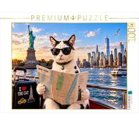 Puzzle · Un Chat à New York | New York à quatre pattes · 1000 pièces · Format assemblé 64 × 48 cm · CALVENDO Puzzle
