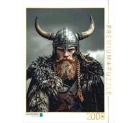 Puzzle · Un Fier Roi Viking | Une illustration tirée du calendrier « Les fils de la tempête… · 2000 pièces · Format assemblé 90 × 67 cm · CALVENDO Puzzle