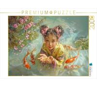 Puzzle · Un Grand cœur pour Les Petits Animaux | Nourriture pour les carpes koï · 2000 pièces · Format assemblé 90 × 67 cm · CALVENDO Puzzle