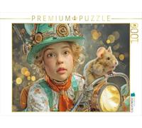 Puzzle · Un Grand cœur pour Les Petits Animaux | Un garçon sur un cyclomoteur avec une souris · 1000 pièces · Format assemblé 64 × 48 cm · CALVENDO Puzzle