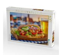 Puzzle · Un Hot-Dog - à croquer | 1000 pièces · Format assemblé 64 × 48 cm · CALVENDO Puzzle
