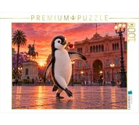 Puzzle · Un Manchot en Argentine | Un pingouin danse dans les rues de Buenos Aires · 1000 pièces · Format assemblé 64 × 48 cm · CALVENDO Puzzle