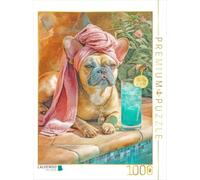 Puzzle · Un Moment de détente au Spa | Le boxer se repose encore un peu · 1000 pièces · Format assemblé 64 × 48 cm · CALVENDO Puzzle