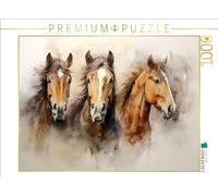 Puzzle · Un Motif du Calendrier 365 Jours à la Campagne | Chevaux · 1000 pièces · Format assemblé 64 × 48 cm · CALVENDO Puzzle