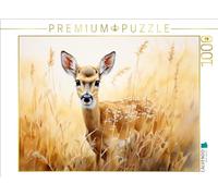 Puzzle · Un Motif du Calendrier 365 Jours à la Campagne | Faon dans un champ de blé · 1000 pièces · Format assemblé 64 × 48 cm · CALVENDO Puzzle