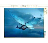 Puzzle · Un Motif du Calendrier Aerospira | Un dernier vol dans le bleu silencieux · les ailes s'éloignent… · 1000 pièces · Format assemblé 64 × 48 cm · CALVENDO Puzzle