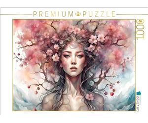 Puzzle · Un Motif du Calendrier Arbre Princesses | Princesse des cerises Fuji · 1000 pièces · Format assemblé 64 × 48 cm · CALVENDO Puzzle