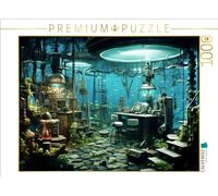 Puzzle · Un Motif du Calendrier Au Fond de la mer | Station sous-marine · 1000 pièces · Format assemblé 64 × 48 cm · CALVENDO Puzzle