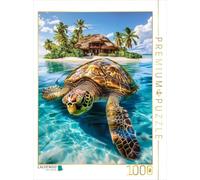 Puzzle · Un Motif du Calendrier Au Rythme des Vagues | 1000 pièces · Format assemblé 64 × 48 cm · CALVENDO Puzzle