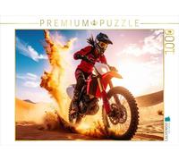 Puzzle · Un Motif du Calendrier Aventure dans Le désert | Rallyes motos spectaculaires · Sable, poussière et courage · 1000 pièces · Format assemblé 64 × 48 cm · CALVENDO Puzzle