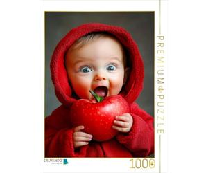 Puzzle · Un Motif du Calendrier Bébés en Pleine Forme - Drôles de Fruits | 1000 pièces · Format assemblé 64 × 48 cm · CALVENDO Puzzle