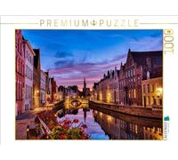 Puzzle · Un Motif du Calendrier Bruges et Gand au crépuscule | 1000 pièces · Format assemblé 64 × 48 cm · CALVENDO Puzzle