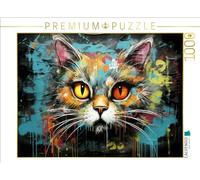 CALVENDO Puzzle Un Motif du Calendrier Graffiti Chats | 1000 pièces Taille de la Pose 64 x 48 cm Puzzle Photo pour des Heures heureuses