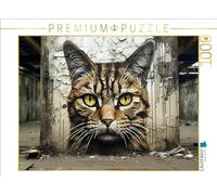 CALVENDO Puzzle Un Motif du Calendrier Graffiti Chats | 1000 pièces Taille de la Pose 64 x 48 cm Puzzle Photo pour des Heures heureuses